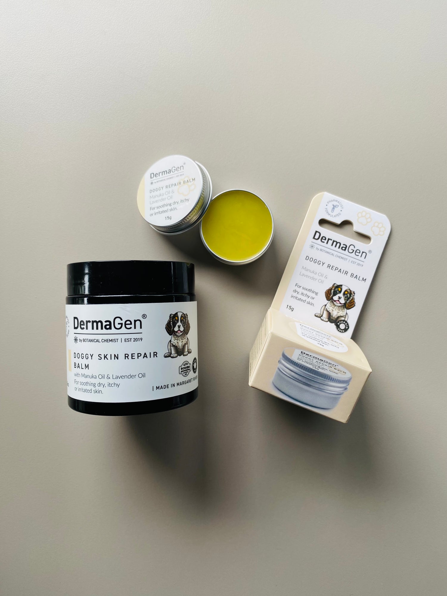 New! Doggy Repair Balm infused with Manuka Oil & Lavender Oil