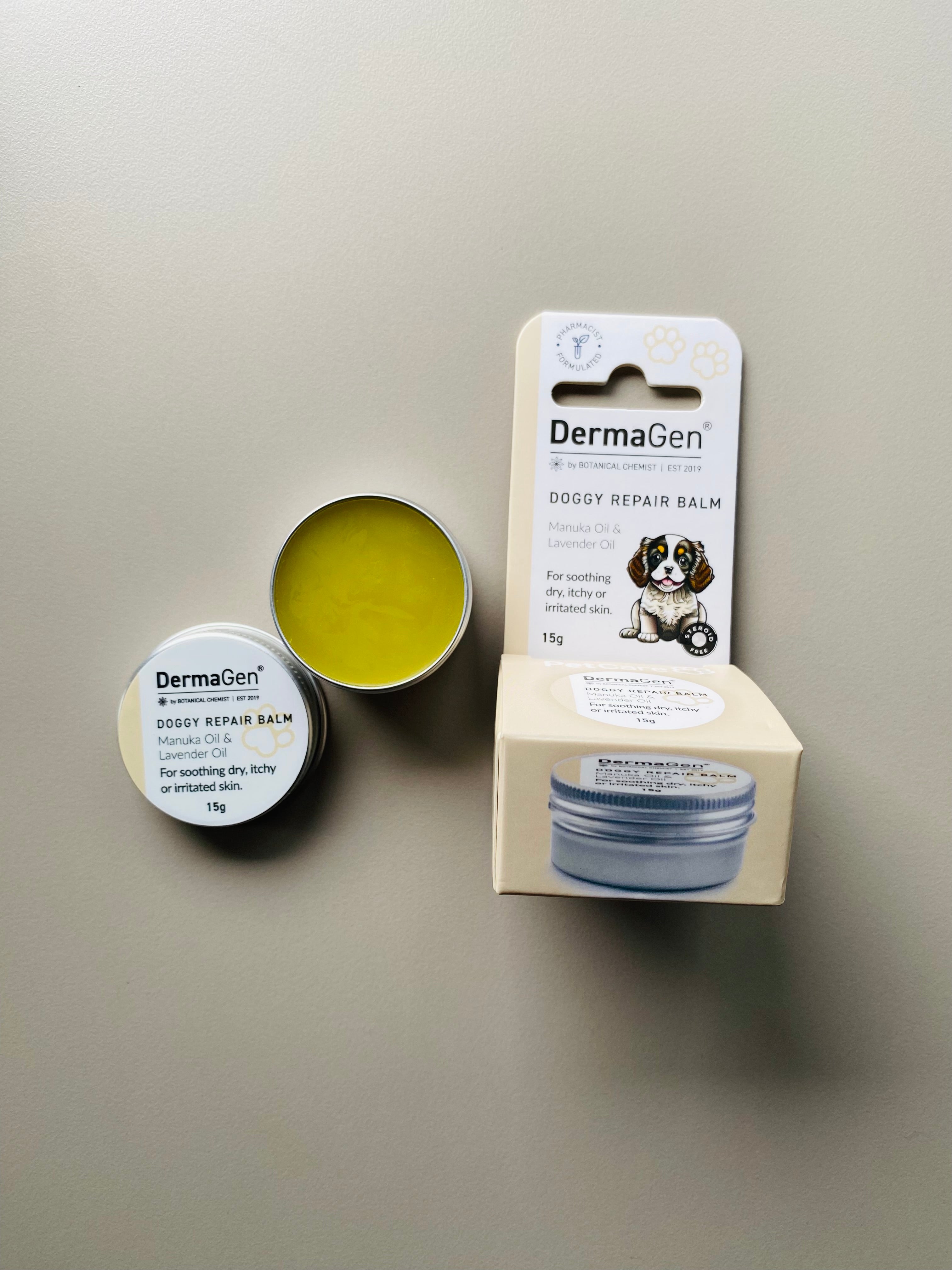 New! Doggy Repair Balm infused with Manuka Oil & Lavender Oil