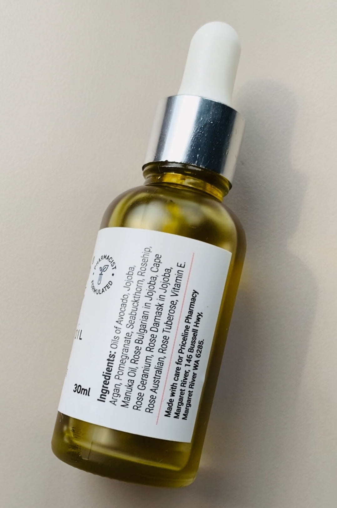DermaGen Rose & Argan Oil Serum - Antiseptic & Inflammation Reduction