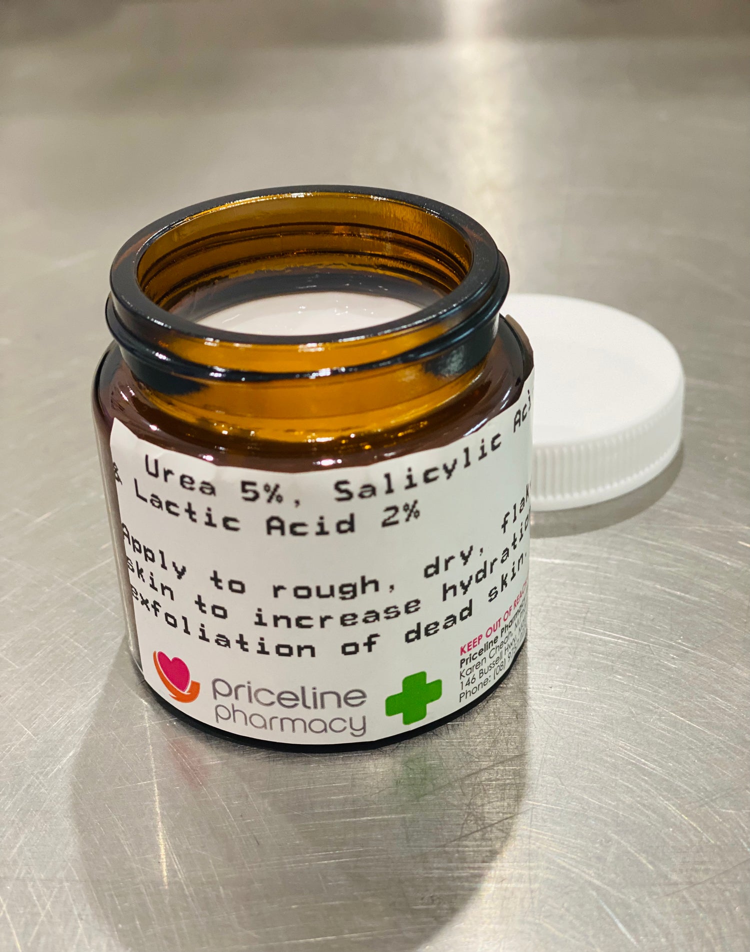 Urea 5%, Salicylic Acid 2% & Lactic Acid 2% Cream