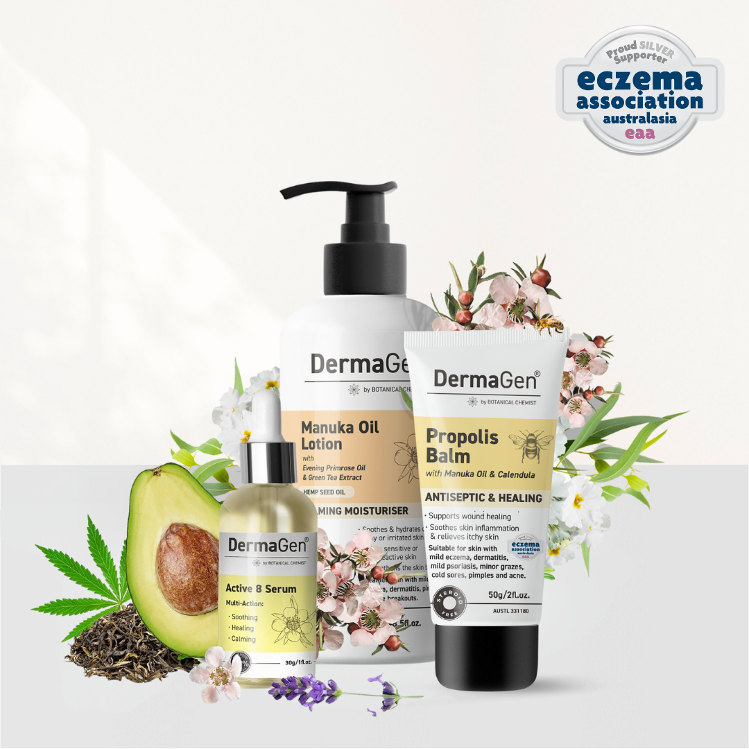 Kristinaās Dry, Itchy Skin Skincare Bundle
