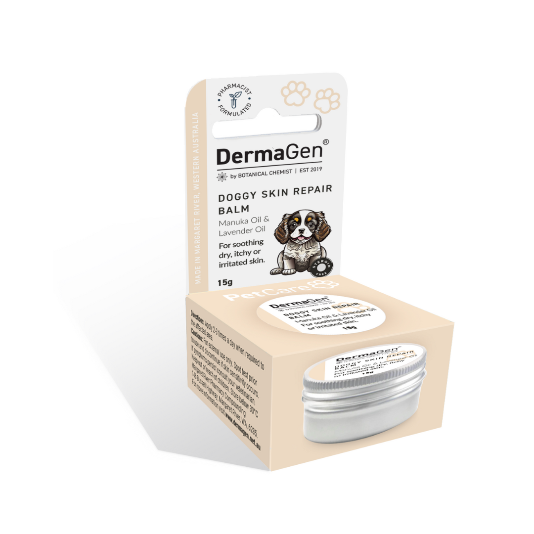 New! Doggy Repair Balm infused with Manuka Oil & Lavender Oil