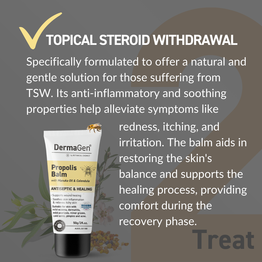 DermaGen Propolis Balm - with Antiseptic, Anti-inflammatory, and Antioxidant Properties