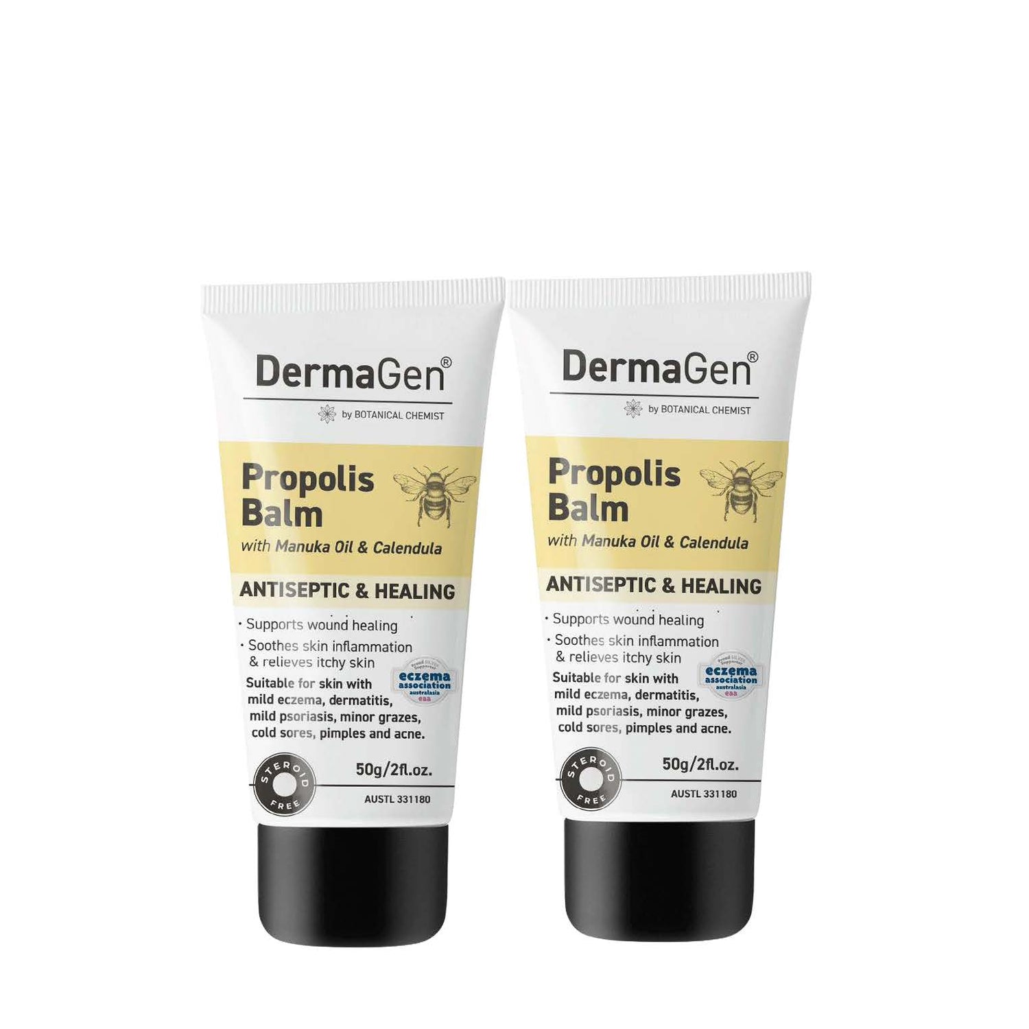 DermaGen Propolis Balm - with Antiseptic, Anti-inflammatory, and Antioxidant Properties