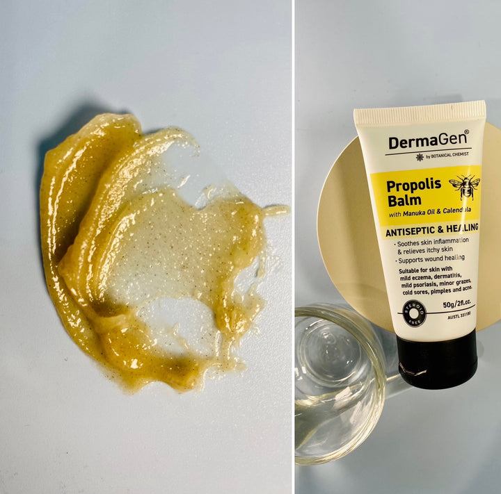 DermaGen Propolis Balm - with Antiseptic, Anti-inflammatory, and Antioxidant Properties