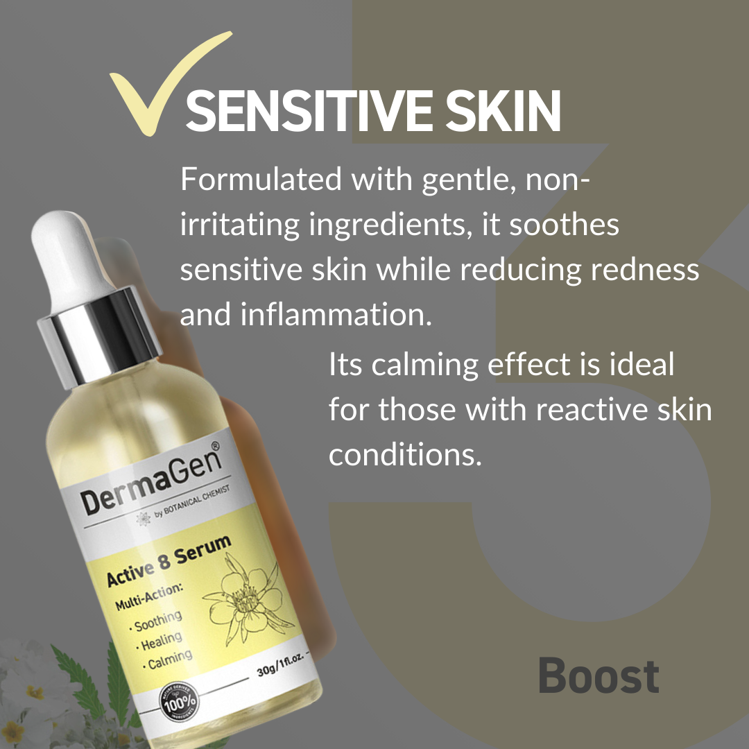 DermaGen Active 8 Serum - Soothing &amp; Calming Skin