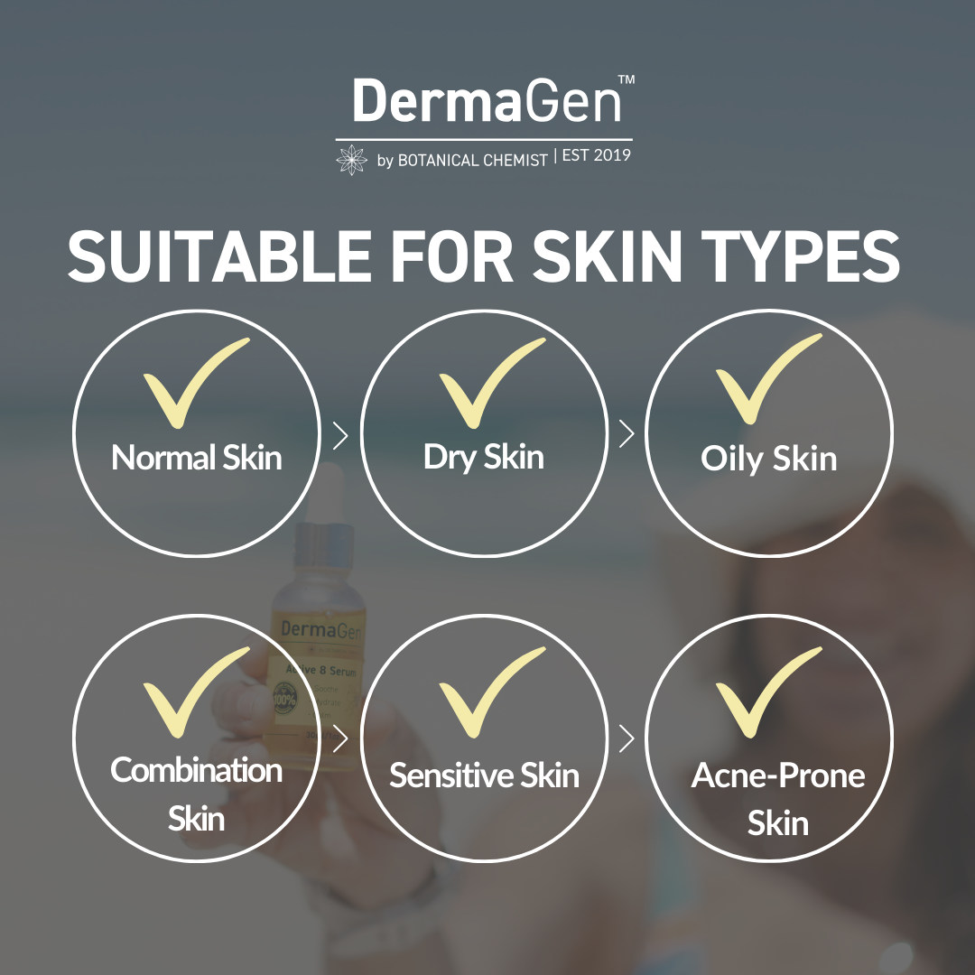 DermaGen Active 8 Serum - Soothing & Calming Skin