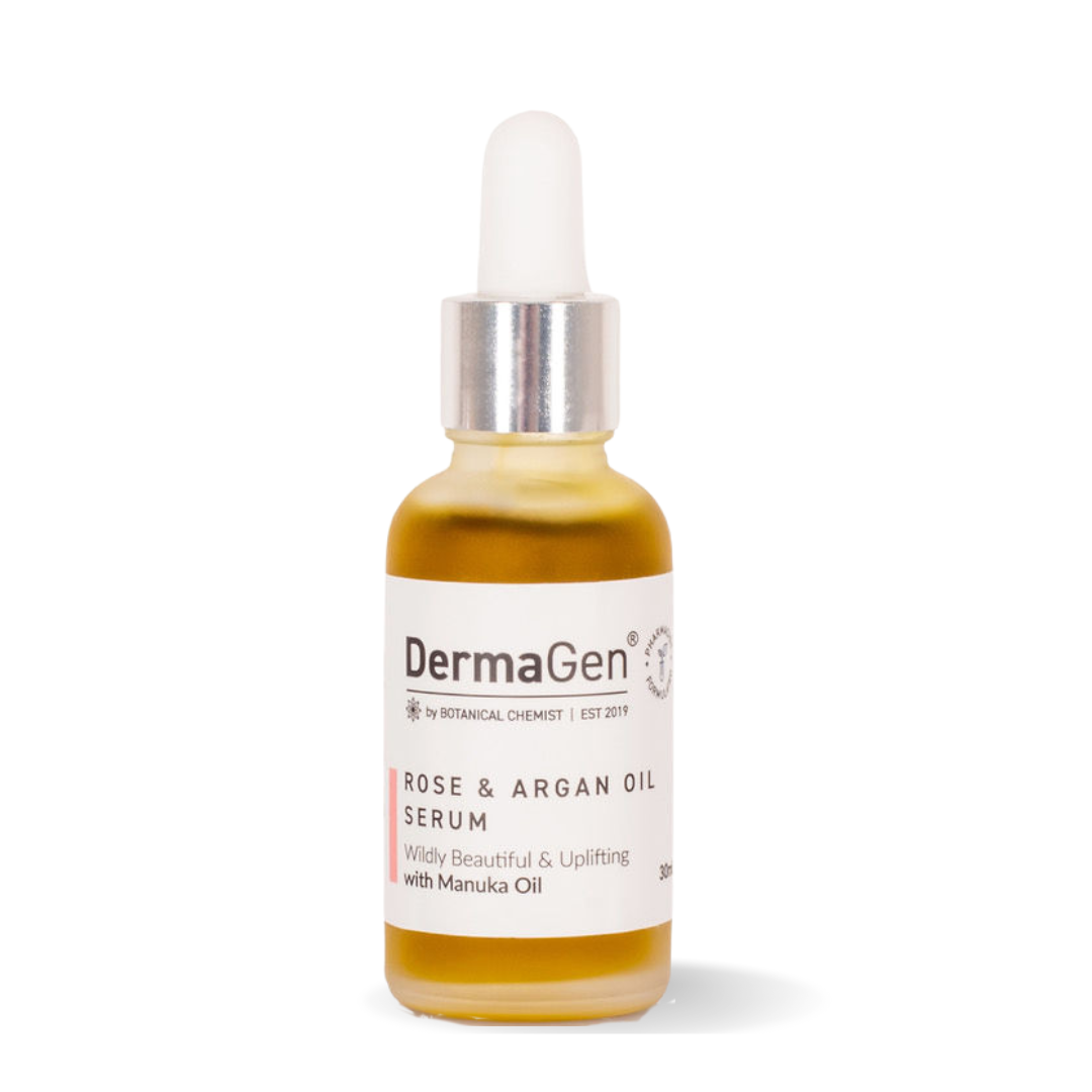 DermaGen Rose & Argan Oil Serum - Antiseptic & Inflammation Reduction