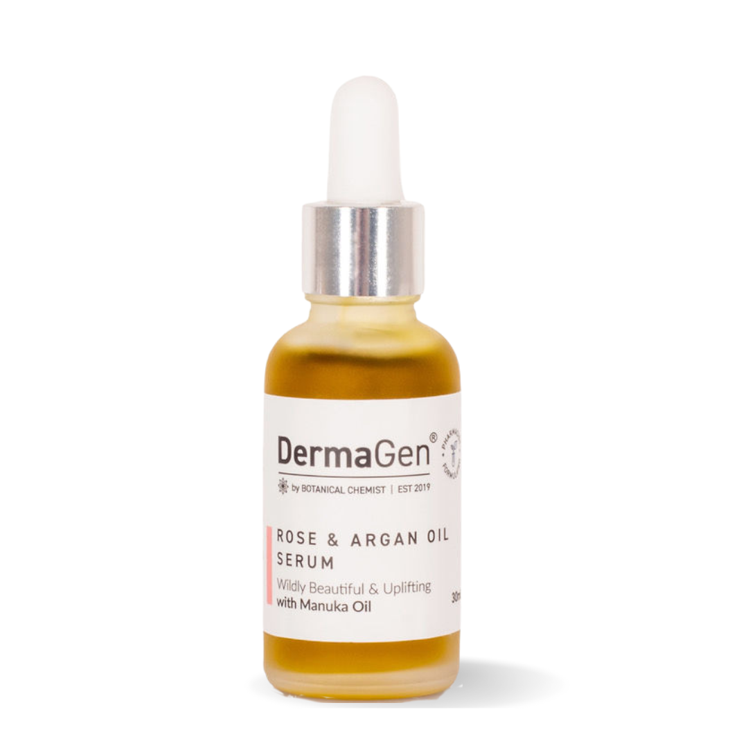 DermaGen Rose &amp; Argan Oil Serum - Antiseptic &amp; Inflammation Reduction