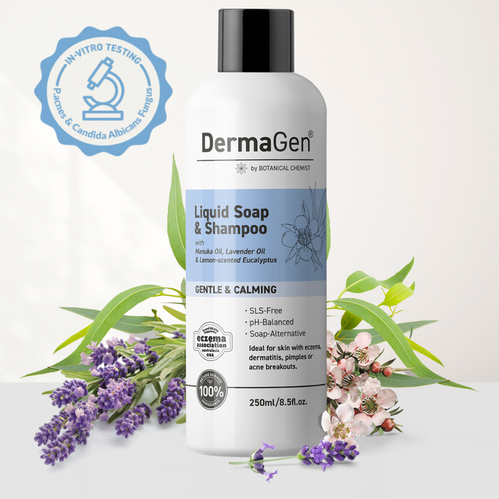 DermaGen Liquid Soap & Shampoo - Gentle Enough for the Whole Family