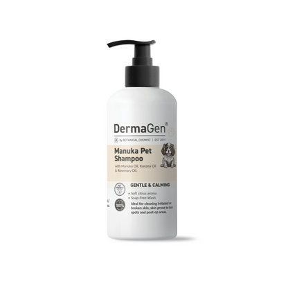 New! Manuka Pet Shampoo 250ml pump bottle